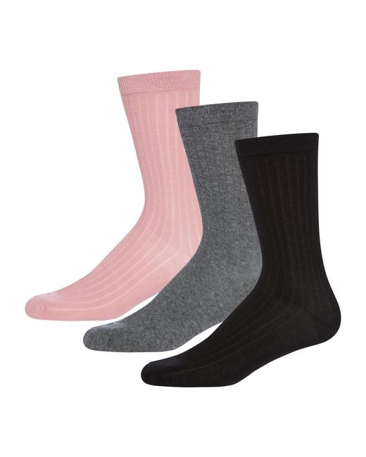 DKNY Black 3 Pack Socks Cecilia
