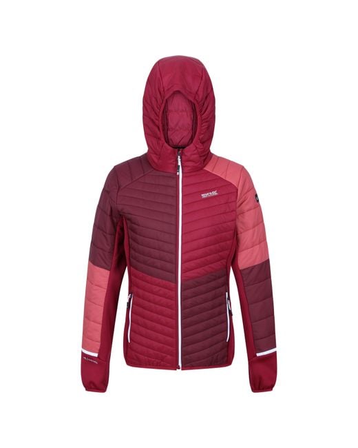 Regatta Red Quilted Weather-Resistant Insulated Puffer Jacket