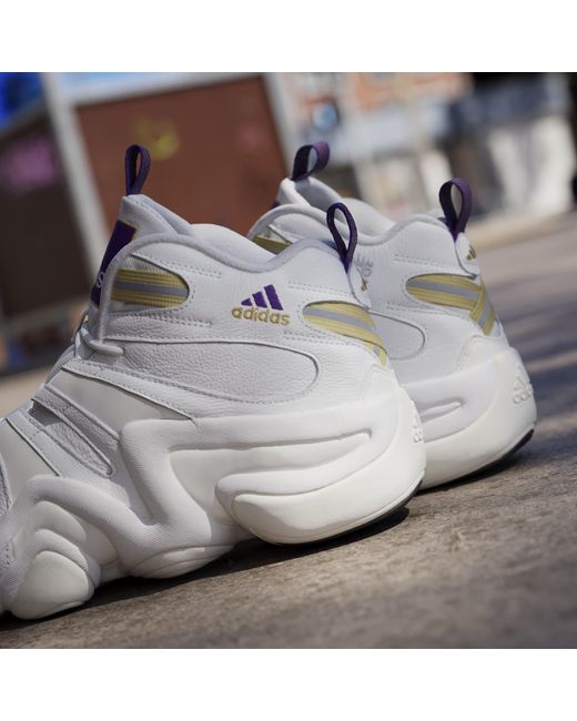 Adidas White Crazy Basketball Trainers for men