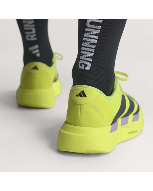 Adidas Yellow Adidas Adizero Evo Sl Woven Sneaker