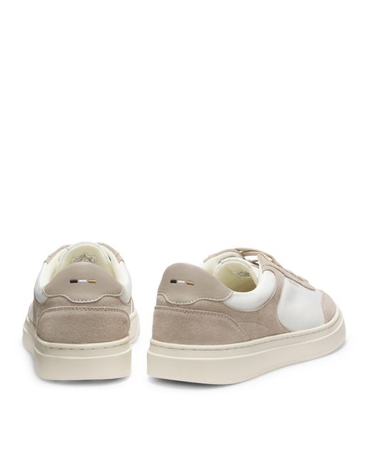 Boss White Low-Top Trainers for men