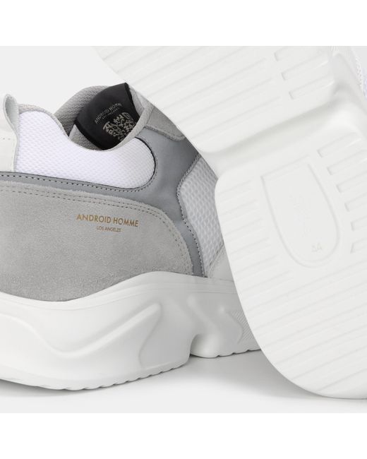 Android Homme White Topanga Sneakers for men