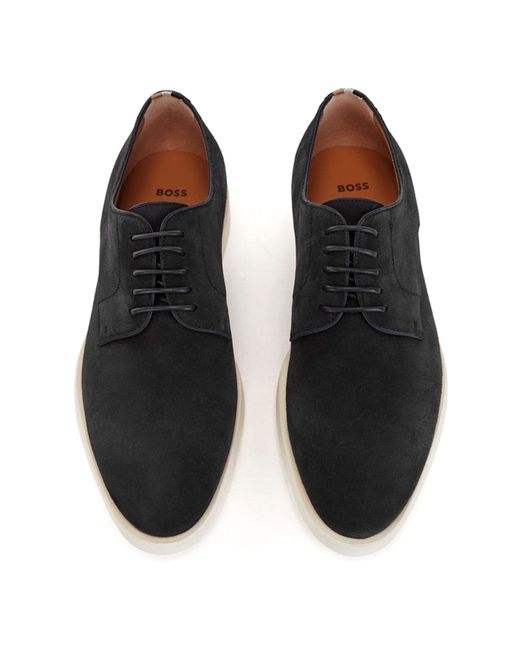 Boss Blue Jerrard Derb Sd 10225507 01 Derby Shoes for men