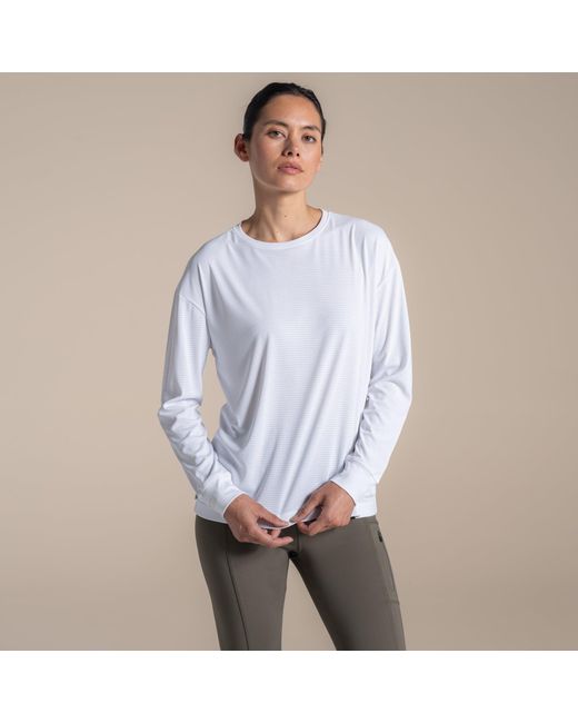 Craghoppers Blue Nosilife Solar Shield+ Long-Sleeved Top