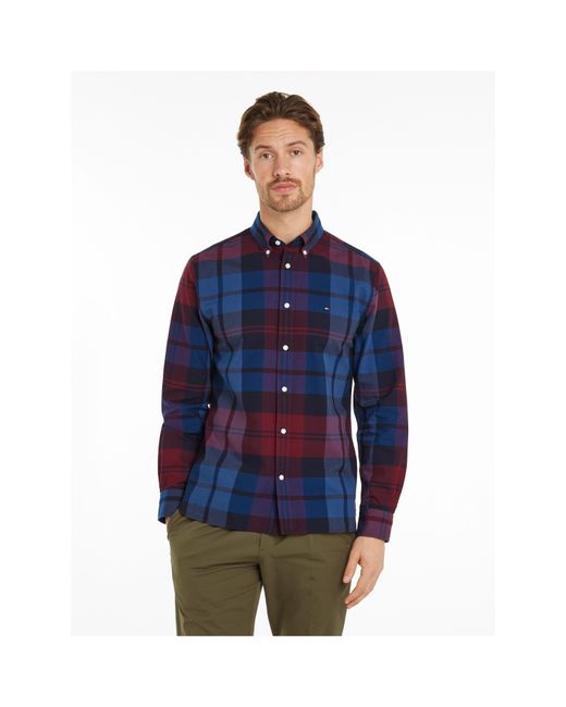 Tommy Hilfiger Blue Long-Sleeved Shirt for men