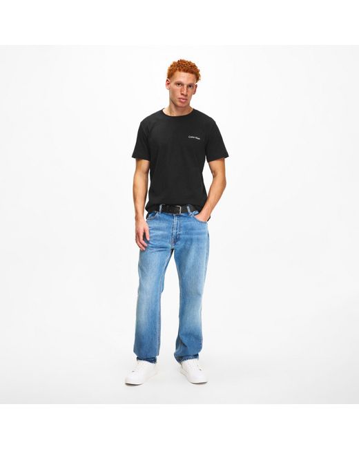 Calvin Klein Black Core Logo T Shirt for men