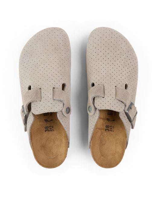 Birkenstock Gray Bstk Boston Leve Dotte 64