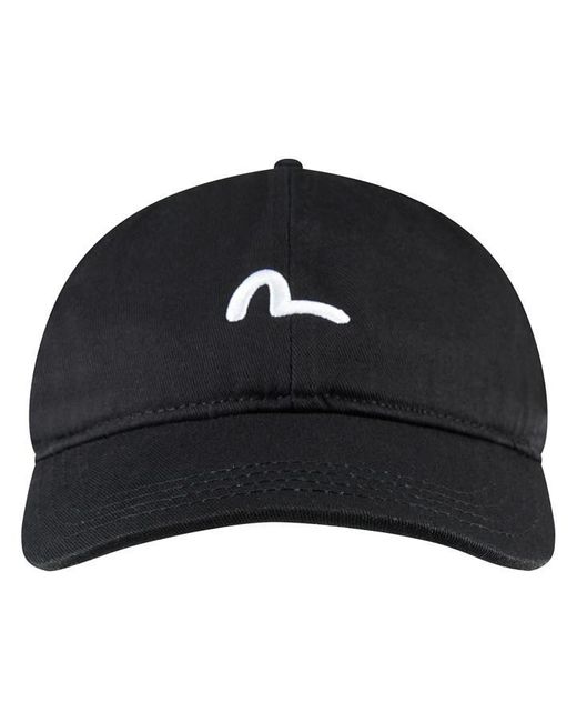 Evisu Black Basic Cap for men