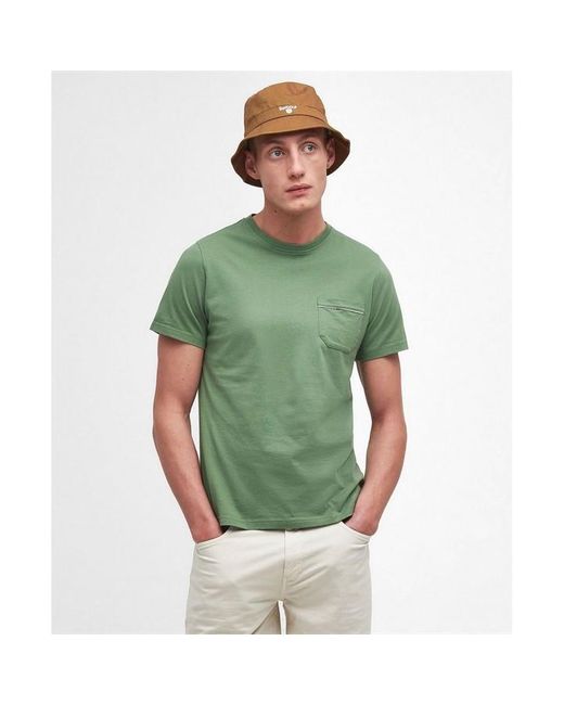 Barbour Green Woodchurch T-shirt for men