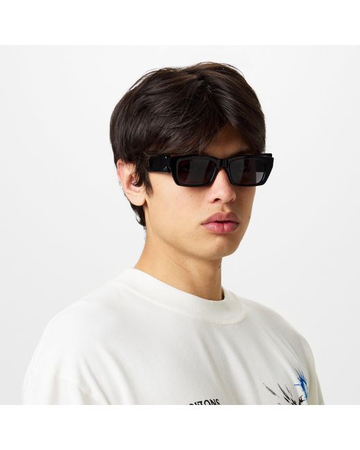 Palm Angels Black Slim Sunglasses