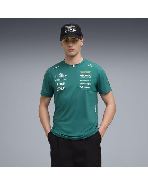 PUMA Green X Aston Martin F1 Tee