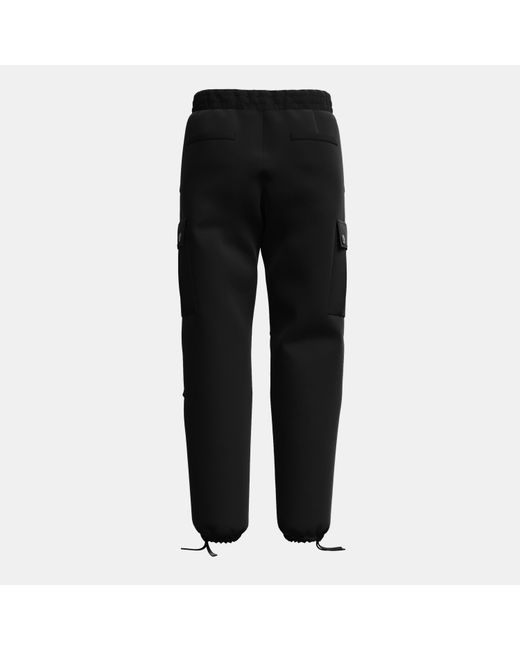 HUGO Black Ripstop Cargo Trousers for men