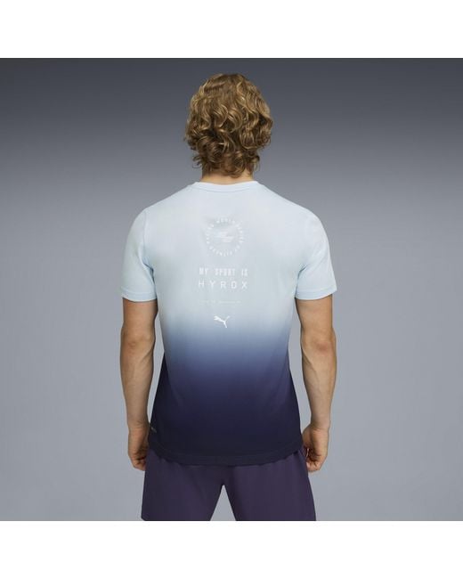 PUMA Blue Hyrox Graphic T-Shirt for men