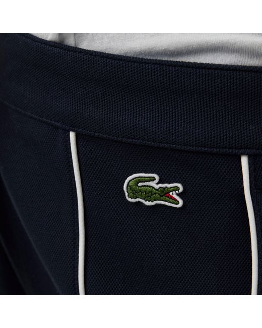 Lacoste Blue Pique Logo Joggers for men