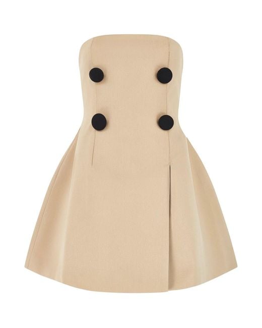 Odd Muse Natural The Ultimate Muse Trench Mini Dress