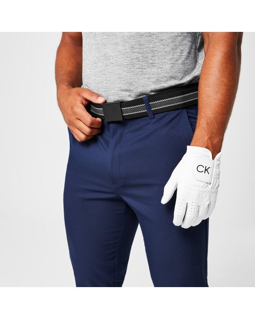 Calvin Klein Black Ck Golf Webbing Belt for men
