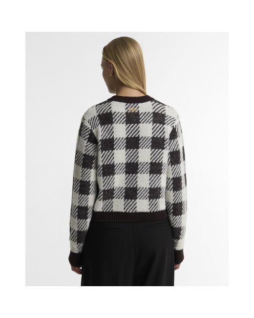 Barbour Gray B.Int Halina Knt Car Ld64