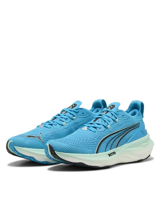 PUMA Blue Foreverrun Nitro 2 Everyday Stable Road Running Shoes for men