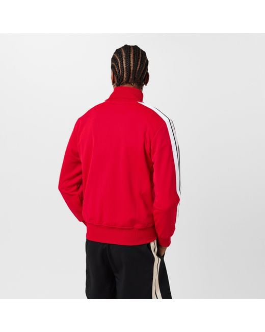 Palm Angels Red Classic Track Jacket for men