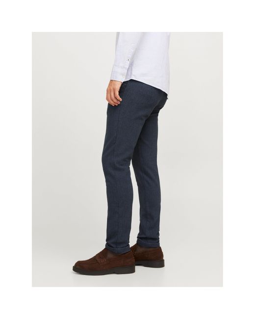 Jack & Jones Blue Henry Chinos for men