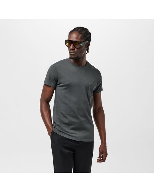 Tom Ford Gray Cotton Classic Fit Short Sleeve Polo Shirt for men
