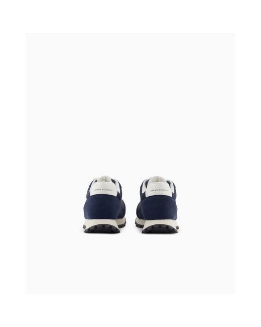 ARMANI EXCHANGE Blue Runners for men