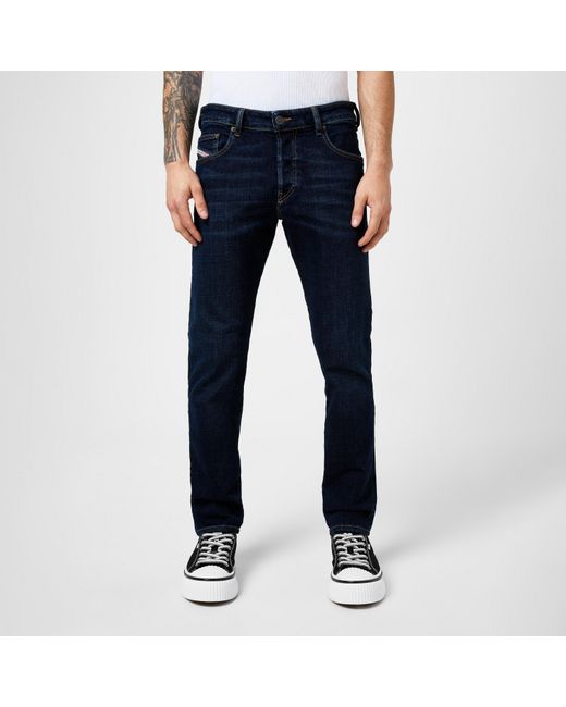 DIESEL Blue D Yennox Tapered Jeans for men