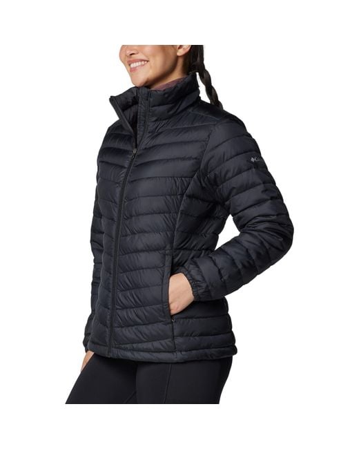 Columbia Black Chestnut Clearing Water-Resistant Lightweight Insulated Puffer Jacket