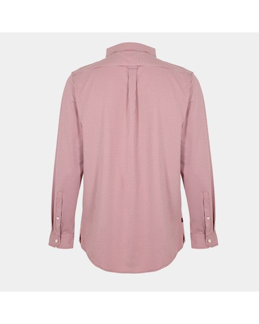 Musto Pink Effortless Ls Shirt for men