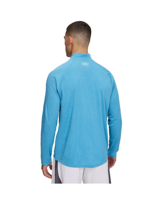 Under Armour Blue Tech ½ Zip Long Sleeve for men