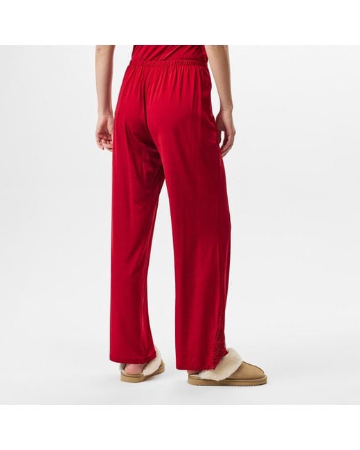 Boss Red Bw Bianca Wl Trousers With Lace Insert, Pyjama Trousers