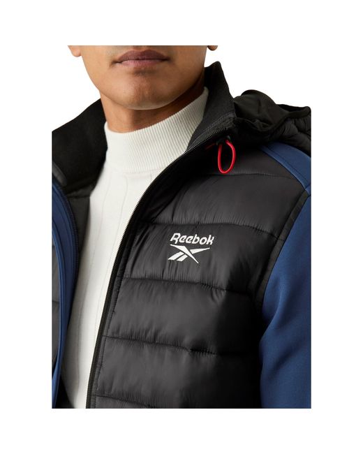 Reebok Blue Water-Resistant Rain Anorak for men