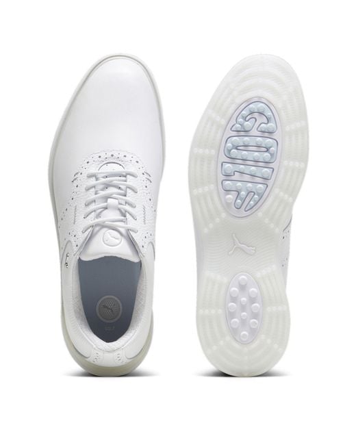PUMA White Avant Spikeless Golf Shoes for men