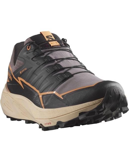 Salomon Black Thundercross Goretex Ladie's Trail Running Shoes