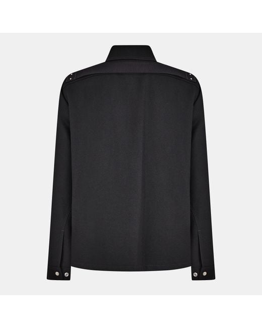 Rick Owens Black Brad Harrington Jacket for men