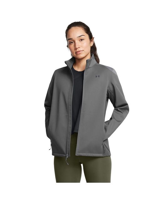 Under Armour Gray Lightweight Water-Repellent Quilted Puffer Jacket