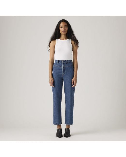 Levi's Blue Ribcage Straig