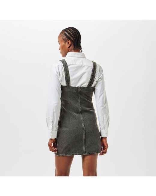 Calvin Klein Gray Denim Mini Dress