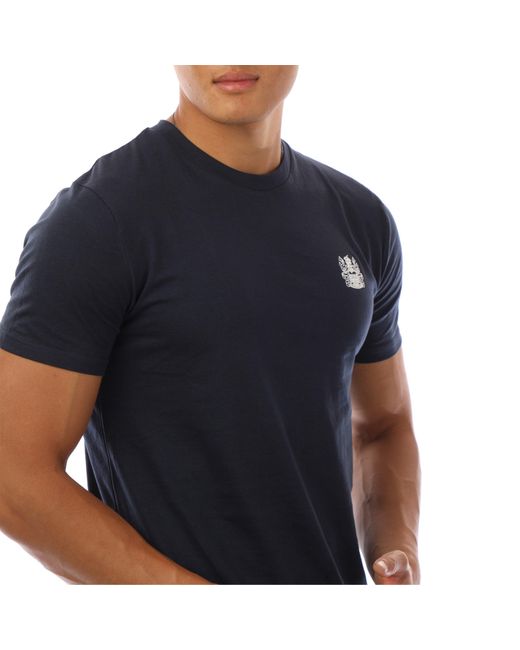 Aquascutum Blue Regular Fit T-Shirt for men