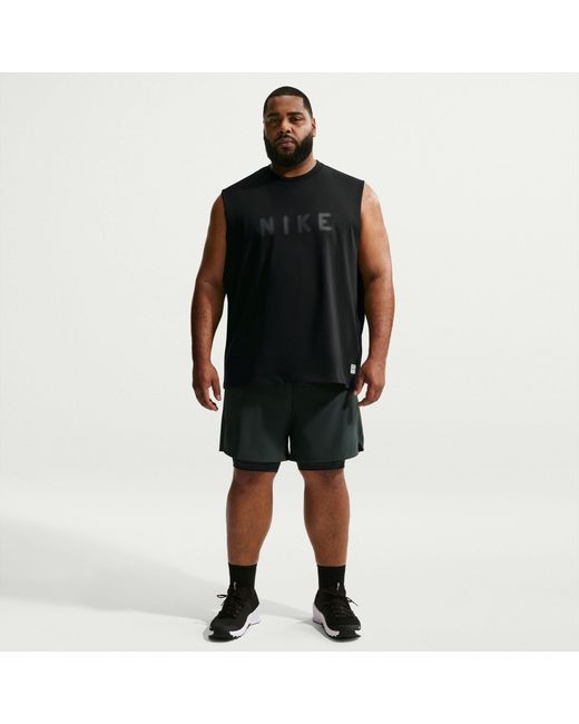 Nike Black N.A.C. Dri-Fit Training Tank Top for men