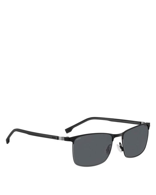 Boss Black Round Sunglasses for men