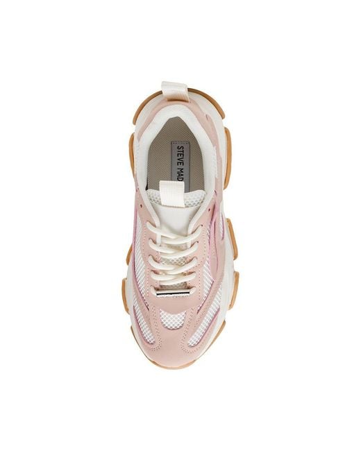 Steve Madden Pink Possession Chunky Trainers