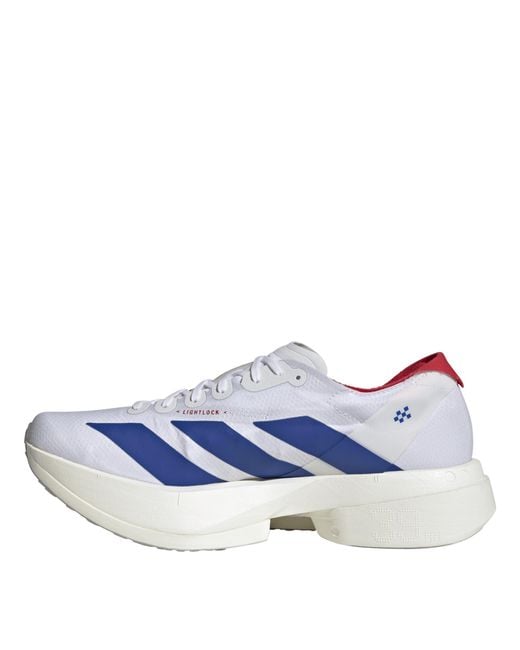 Adidas Blue Adizero Adios Pro 4 Shoes for men