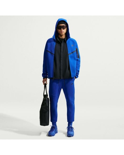 Nike Blue Tech Fleece Joggers for men