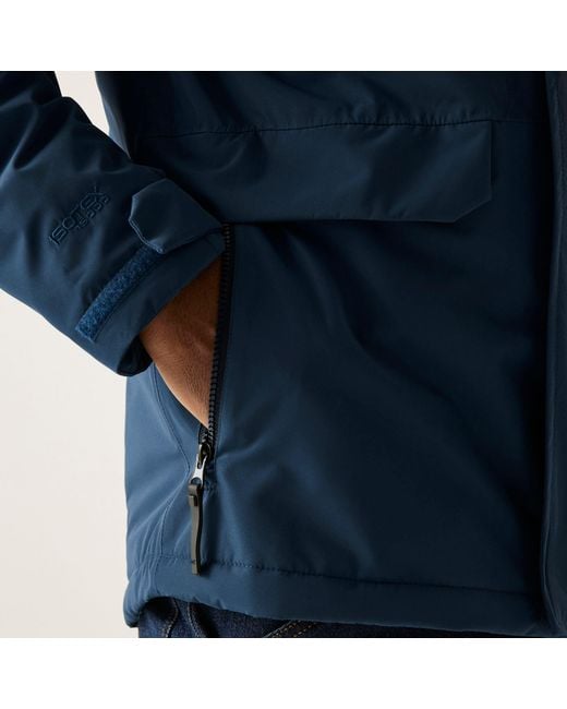 Regatta Blue Sterlings Waterproof Insulated Jacket for men