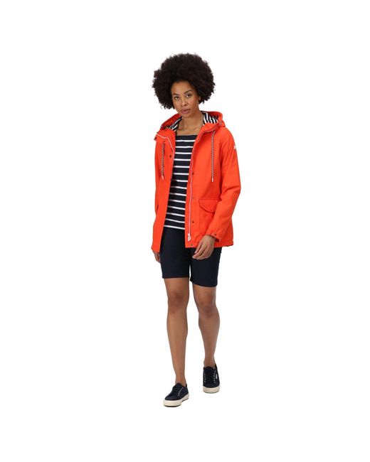 Regatta Red Bayarma Breathable Long Sleeve Waterproof Jacket