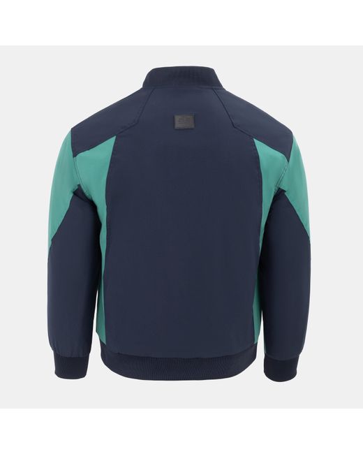 Firetrap Blue Pad Stand Collar Full Zip Long Sleeve Softshell Jacket for men