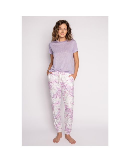 Pj Salvage Purple Pant
