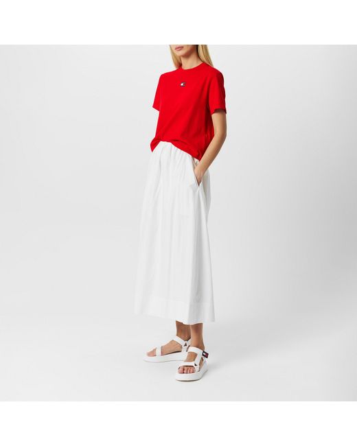 Tommy Hilfiger Red Logo T-Shirt