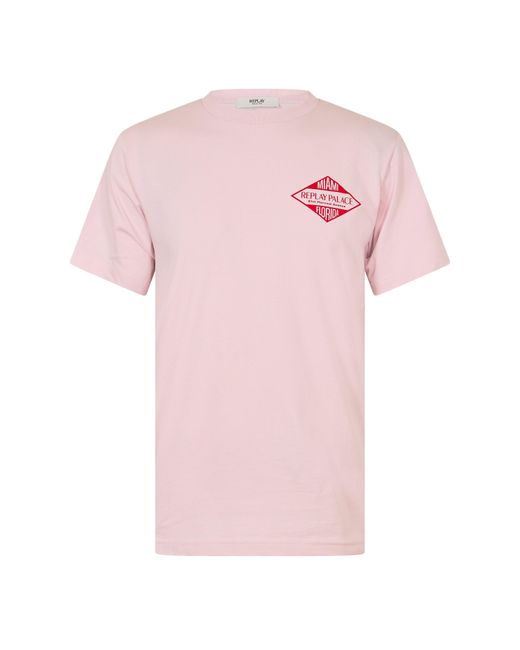 Replay Pink T-Shirt for men